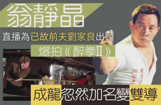 《醉拳2》抢功加导演名二人旧怨被扒EVO视讯资深艺人翁静晶炮轰成龙！(图12)